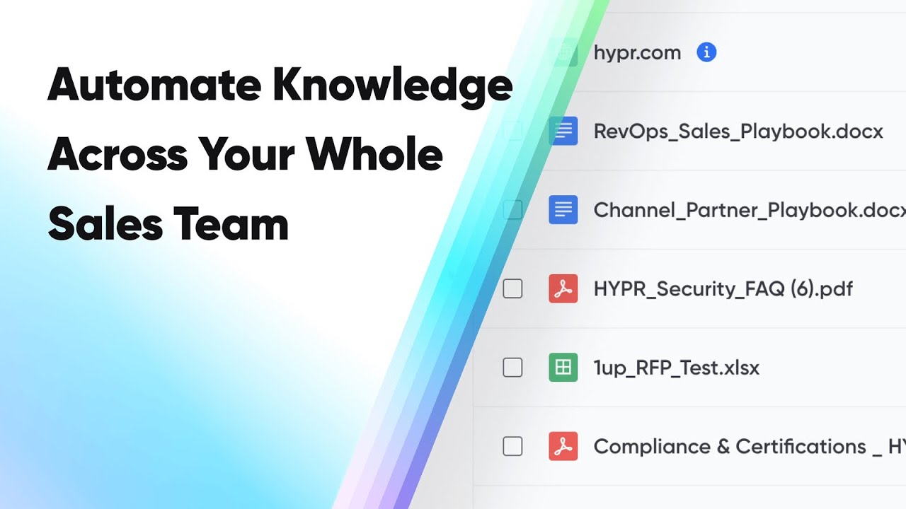 How to Build a Sales Knowledge Base - YouTube