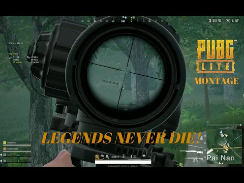 PUBG PC LITE MONTAGE :fire: ! LEGENDS NEVER DIE !