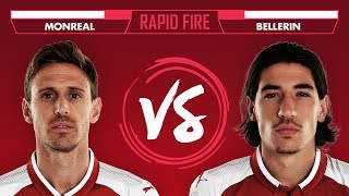 WHO'S YOUR FAVOURITE WWE WRESTLER? | Rapid Fire with Bellerin & Monreal