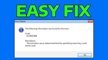 How To Fix Windows Activation Error 0xC004C008