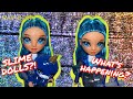 Rainbow high slime dolls skyler bradshaw  bluebell unboxing  review  is this reboot a flop