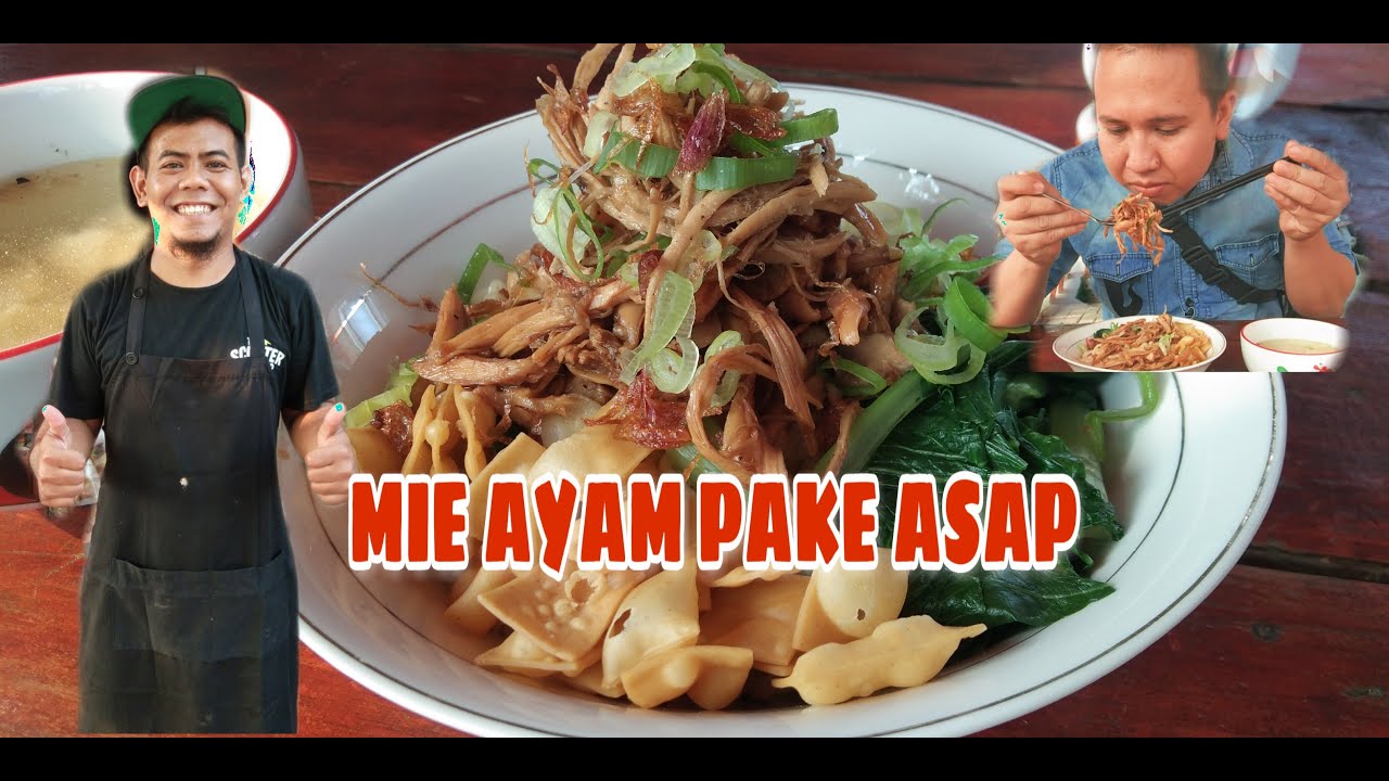 MIE AYAM PAKE ASAP MAKANAN KHAS SEPATAN 