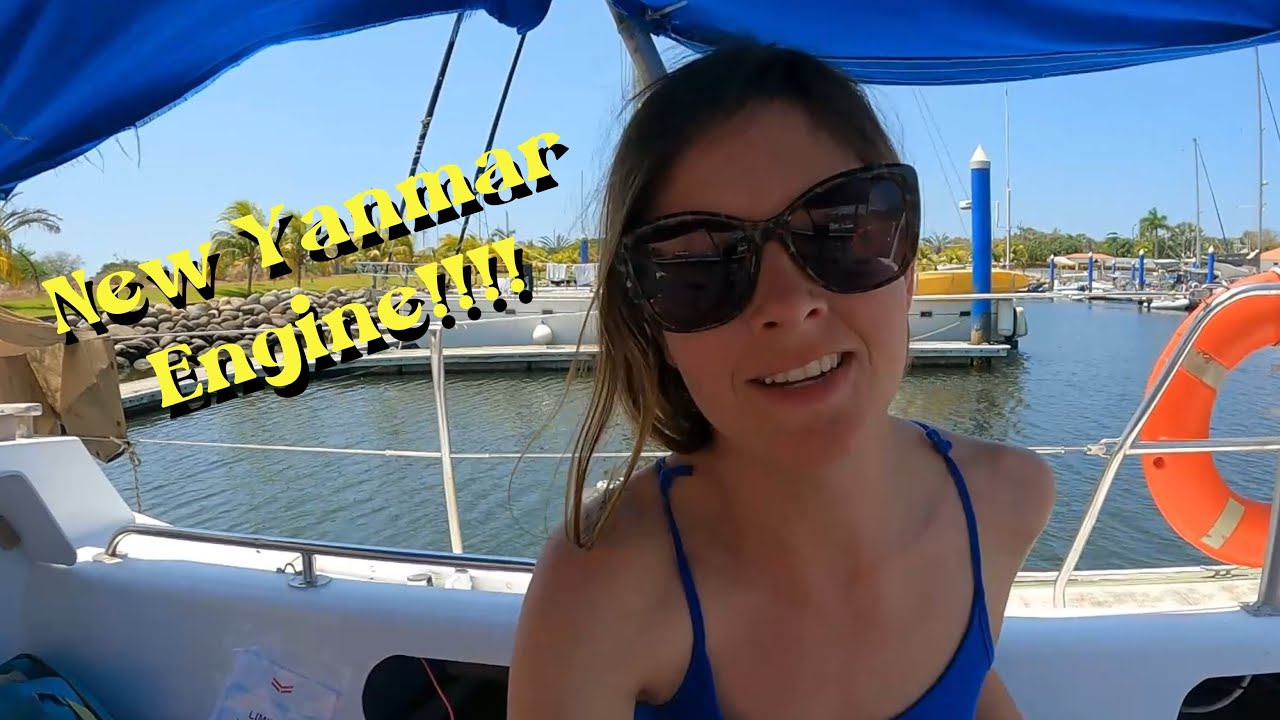 First test run of the new Yanmar engine (plus puppies!) - Chuffed Adventures S4ep24