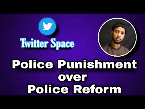 Police Punishment over Police Reform
