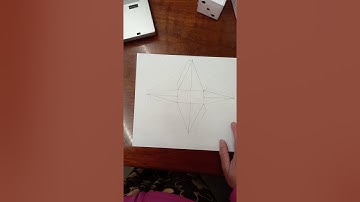 Desarrollo plano y armado de píramide rectangular