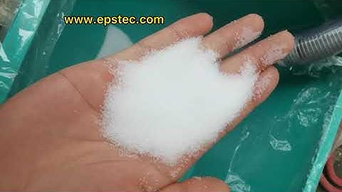 EPS batch pre expander machine testing before export