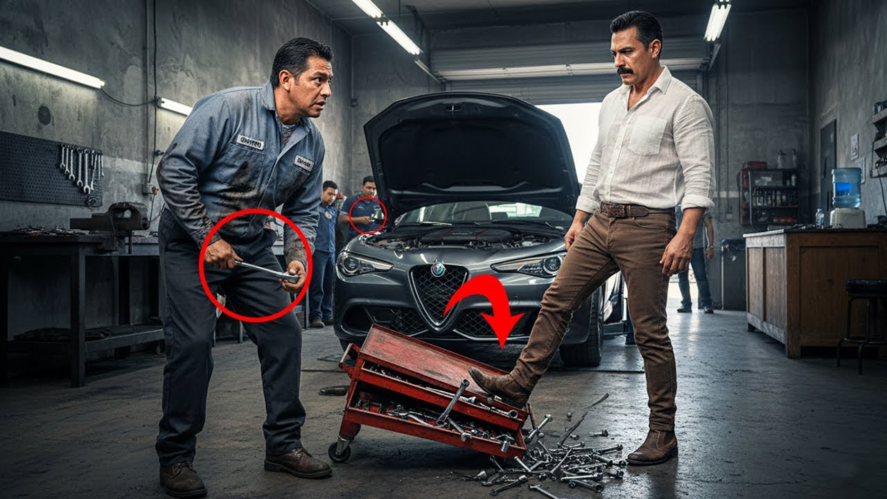 El millonario se burló del trabajador del taller… sin saber con quién hablaba realmente