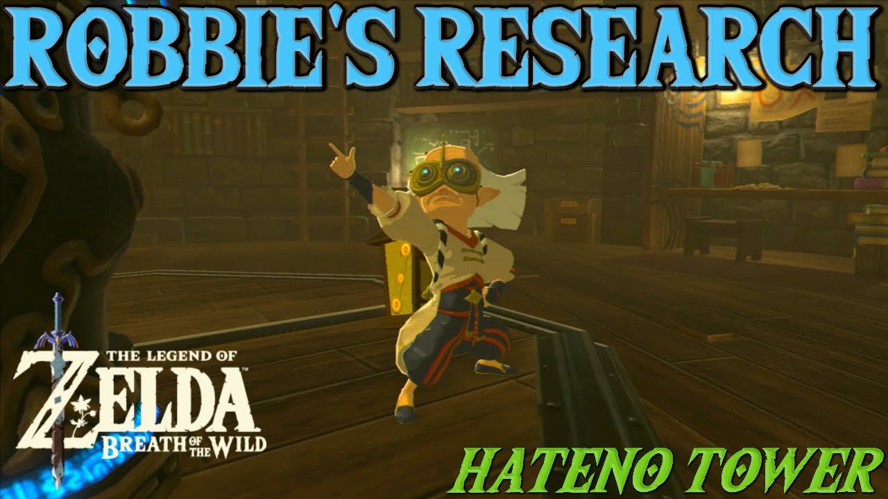 Robbie's Research (Side Quest) Zelda Breath of the Wild YouTube