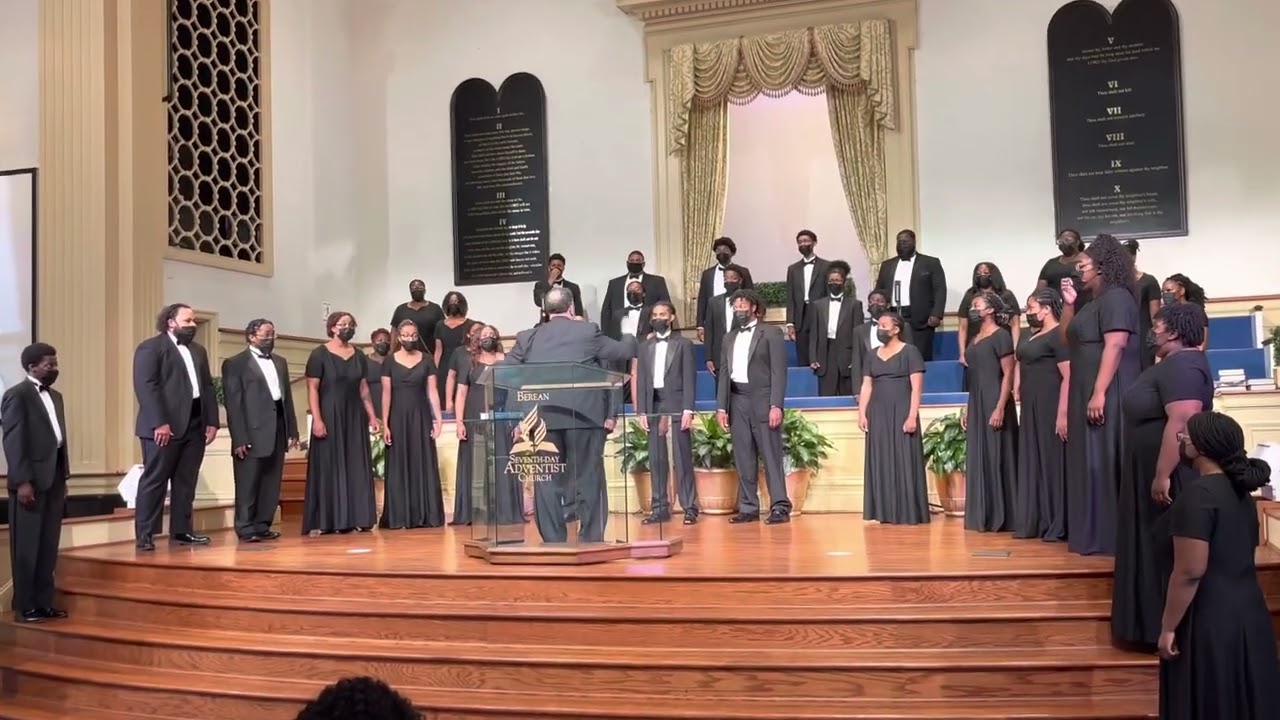 "In Bright Mansions Above" by the Norfolk State University Choir @ Atlanta Berean Church. 4/23/22
