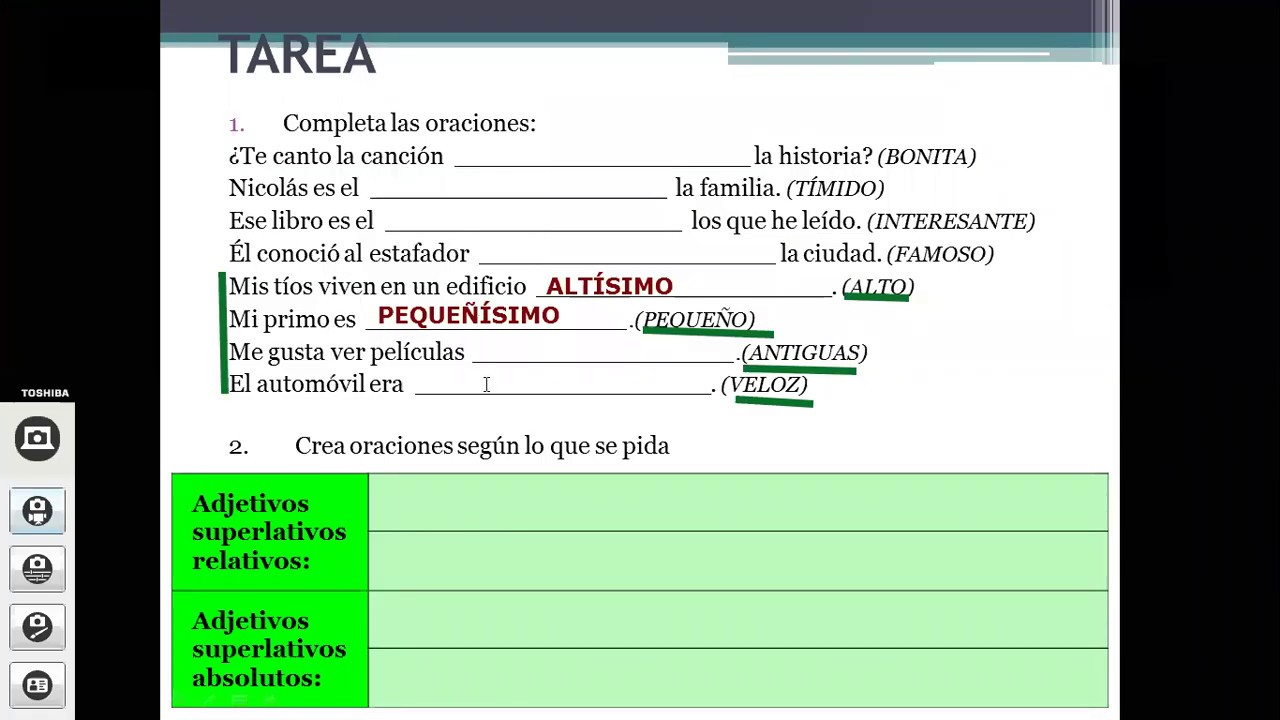 GRADO SUPERLATIVO DEL ADJETIVO PARTE 2 YouTube