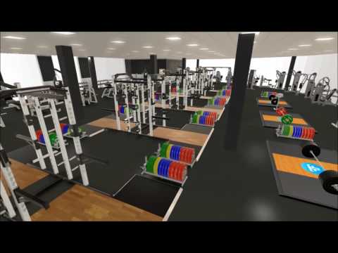 Flyefit Gym Swords  - 3D Walk-through | McSport Gym Installations