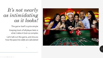 The Basic Mathematics of Craps