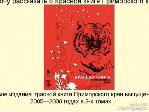 Проект про красную книгу приморский край скачать