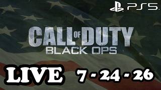 Playing Some Old/New Call of Duty Campaign and Multiplayer - Call of Duty Black Ops Live PS5