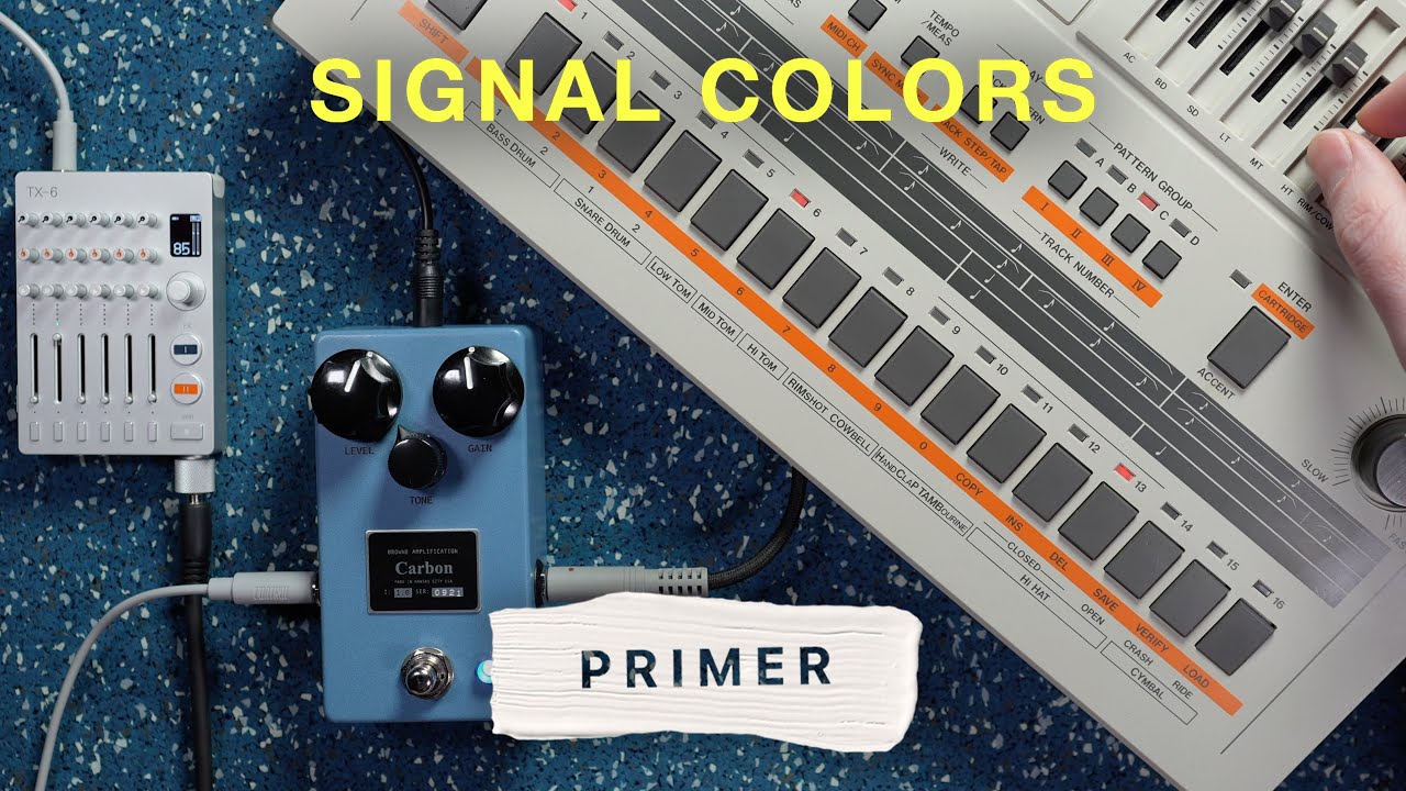 Browne Carbon (V1) Overdrive on Roland TR-707