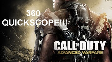 COD AW INSANE 360 QUICKSCOPE!?!!!