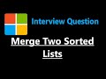 Merge Two Sorted Lists - Leetcode 21 - Java
