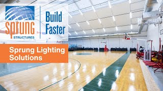 Sprung Lighting System: Patented LED Integrated Technology.