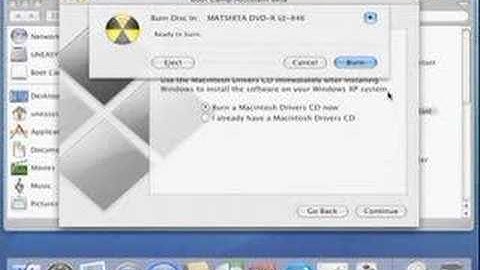 Installing XP on a Mac (via Boot Camp)
