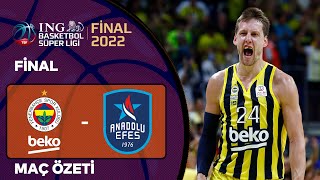 BSL Playoff Final Birinci Maç Özet | Fenerbahçe Beko 85-76 Anadolu Efes