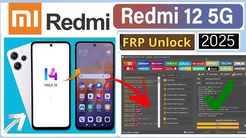 Redmi 12 (23053RN02A) Frp Bypass With Unlock Tool || Redmi 12 Google Account Bypass 2025