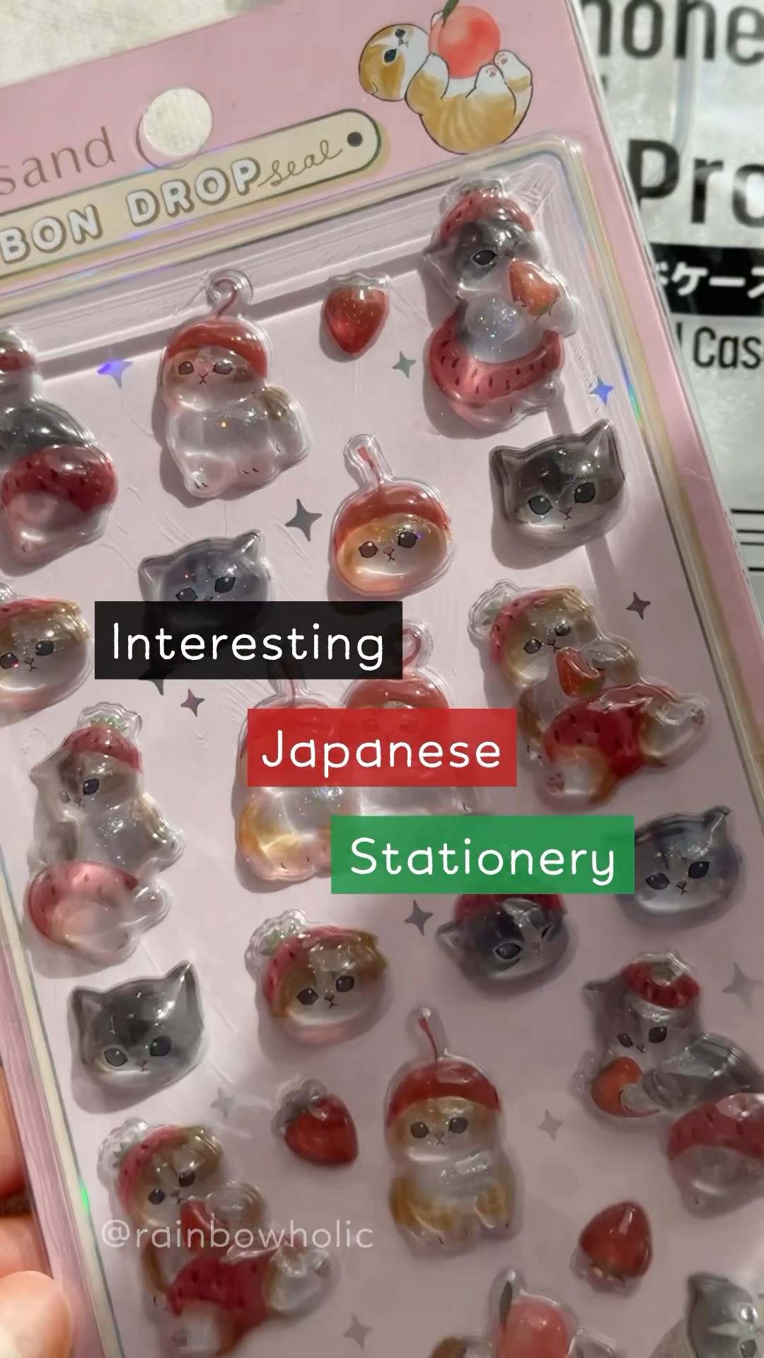 Viral Stickers in Japan 🇯🇵 (mofusand BONBON drop seal