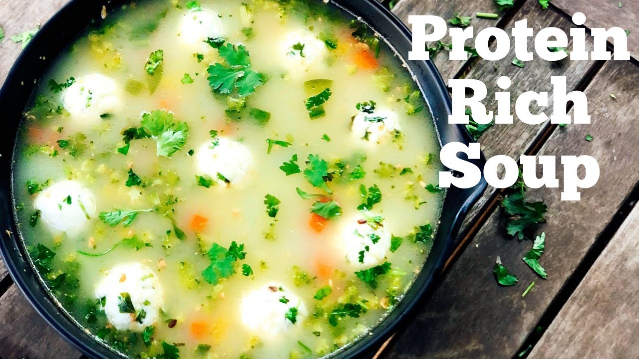 Veg Soup with Cottage Cheese Balls | Protein-Rich Soup | Weight Loss Soup Recipe | Flavourful Food