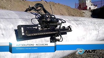 AccuScan 2-Axis NDT Scanner for Automated Corrosion Mapping, TOFD and Phased Array - No Audio
