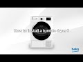 How to install a tumble dryer  by beko