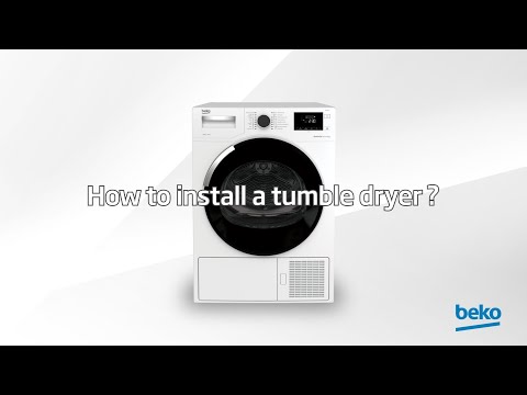 Video: How To Install A Tumble Dryer