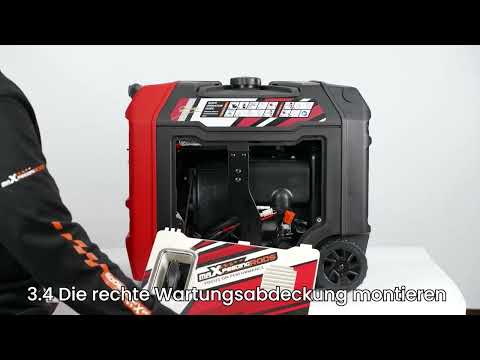 Инверторный генератор 5 кВт MaXpeedingRods MXR 6000 GT, видео 1