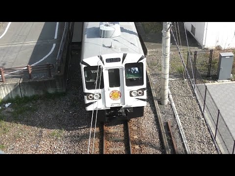 上信電鉄 700形703F トップビュー 下り 群馬サファリパーク広告車　（元JR東日本107系　屋根上資料）