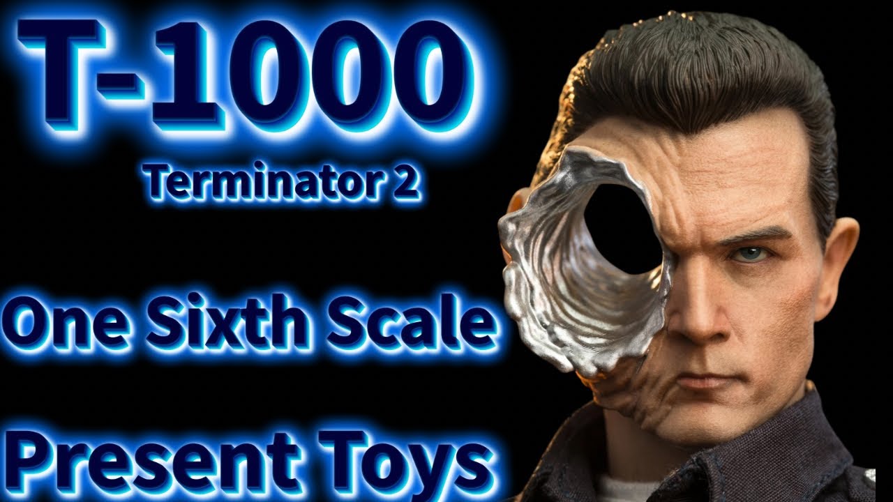 Т-1000. ПОЛИЦЕЙСКИЙ РОБОТ. НАСТОЯЩИЕ ИГРУШКИ. МАСШТАБ ОДНА ШЕСТАЯ. (РАСПАКОВКА И ОБЗОР НА АНГЛИЙС...