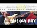 Fall Out Boy Dance Dance Bass Cover With Tab 