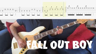 Fall Out Boy: Dance, Dance Bass Cover (With Tab)