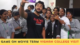 Game On Movie Team Vignan College Visit Telugu Vox News