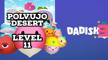 Dadish 3 - Polvujo Desert Level 11 (Walkthrough)