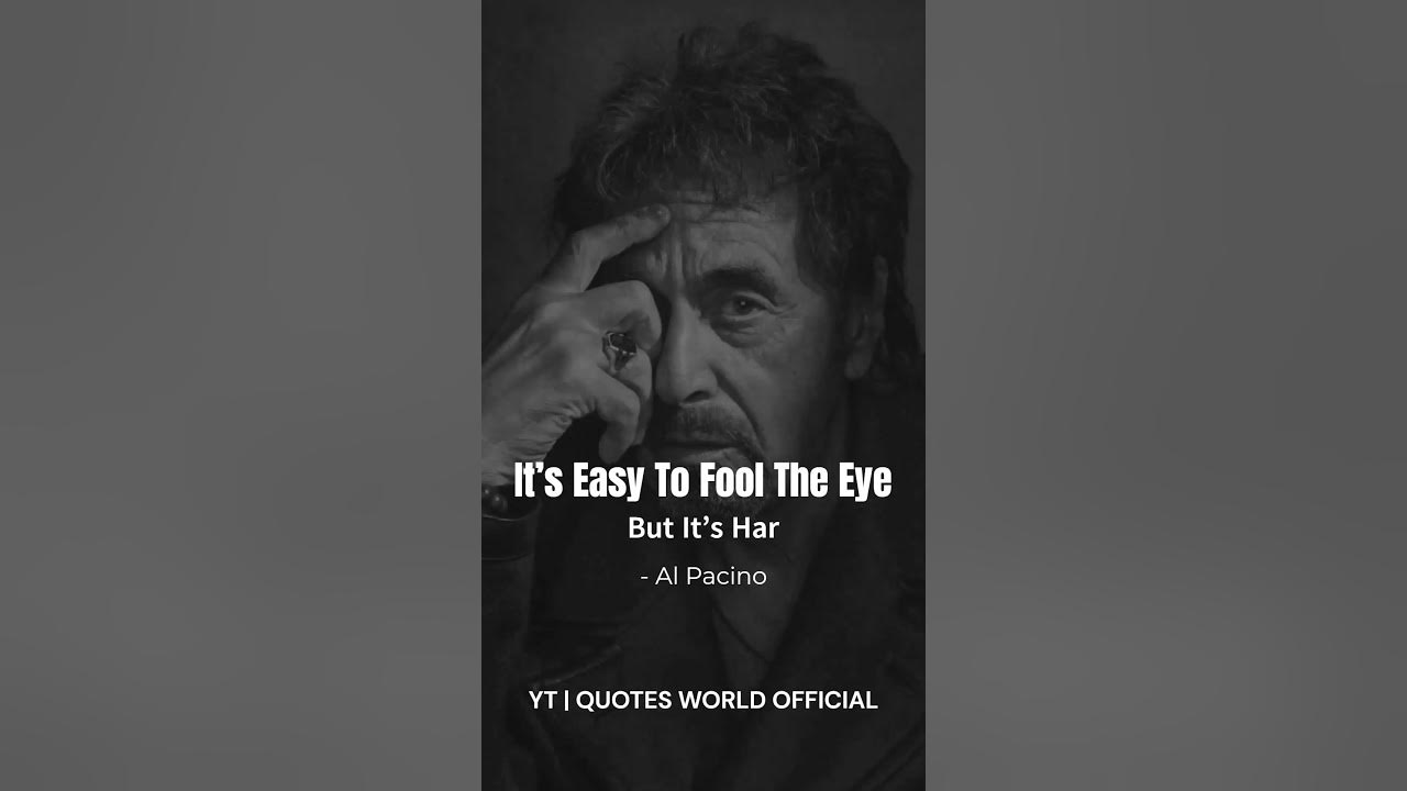 Al Pacino Famous Line | #shorts #youtubeshorts #quotes #alpacino - YouTube