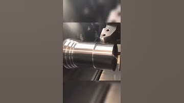 CNC short video 004: Lathe precision machining,The charm of the original color of metal.#Shorts