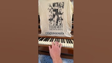 Thumbnail of Swifties are so insane..#piano #pianolessons #learningpiano #pianomasterclass #writemusic #swifties