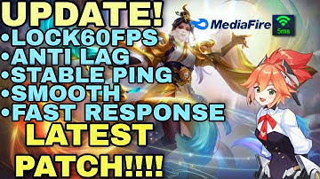 UPDATE!! 60FPS CONFIG ML ANTI LAG + PING BOOSTER | SMOOTH | MOBILE LEGENDS