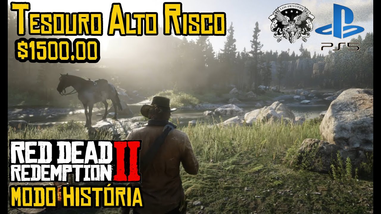 MAPA DO TESOURO ALTO RISCO 1 2 3 Red Dead Redemption 2 MestreGames 