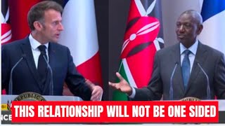 THIS THING IS NOT ABOUT FRANCOPHONE, WE AFRICA CAN STAND ON OUR OWN.Listen to What Ruto told Macron