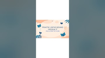 Praktik lintas bidang - produk IT