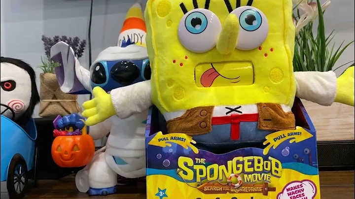 SpongeBob Movie Search for SquarePants Goofy Goober Feature Plush with Sound by Funrise! 