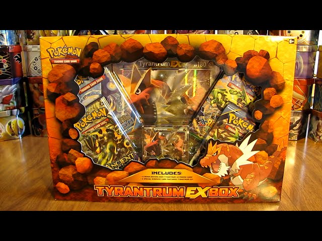 Pokemon Tyrantrum EX Box Opening - YouTube