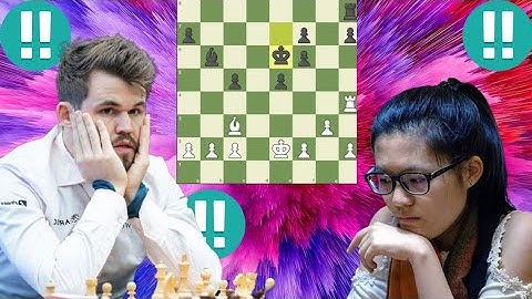 Crushing chess game | Magnus Carlsen vs Hou Yifan