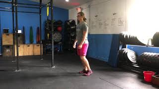 The Step Forward Linear Lunge (Forward Lunge) with CrossFit for Glory