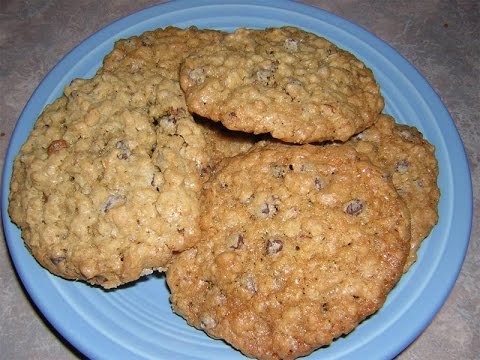 Low Calorie Oatmeal Cookies - YouTube