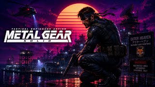 Metal Gear Solid | Solid Snake | Synthwave Edition – 4K Enhanced